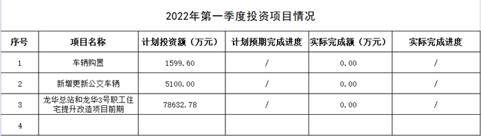 公交一公司2022年第一季度投資項目情況_副本.png